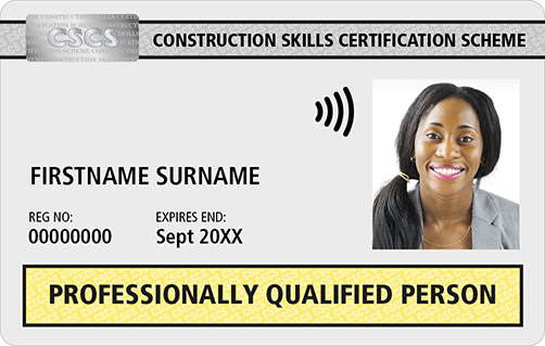 Blue skilled worker card
