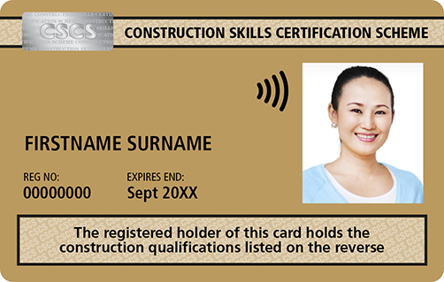 Blue skilled worker card